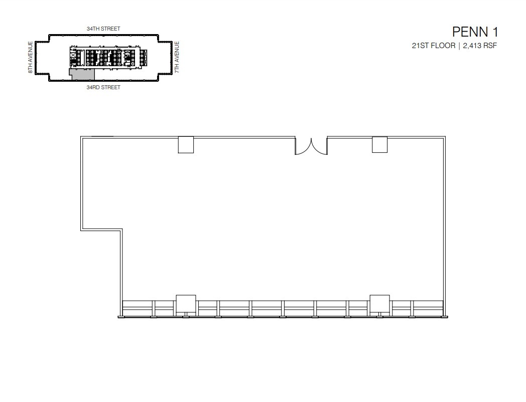 PENN 1, New York, NY for lease Floor Plan- Image 1 of 1