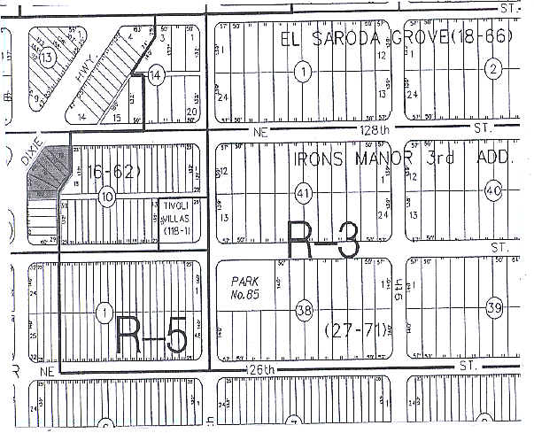 12773-12791 W Dixie Hwy, North Miami, FL for lease - Plat Map - Image 3 of 3