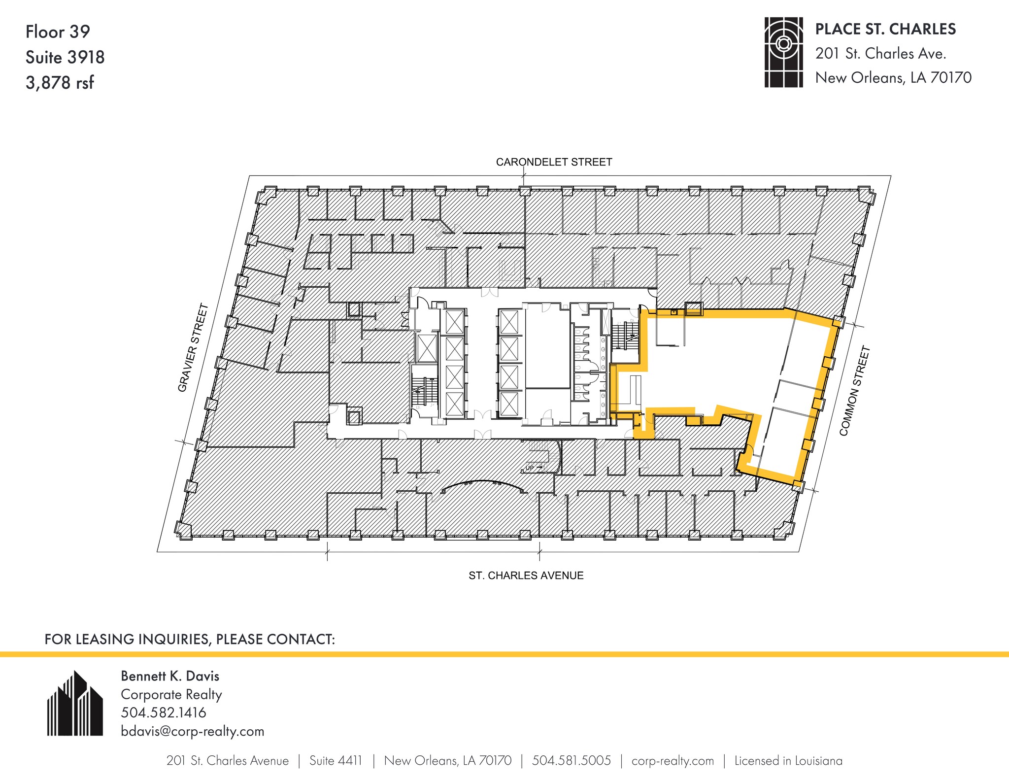 201 St. Charles Ave, New Orleans, LA for lease Site Plan- Image 1 of 1