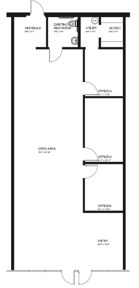 3580-3590 N Highway 17-92, Lake Mary, FL for lease - Floor Plan - Image 2 of 2