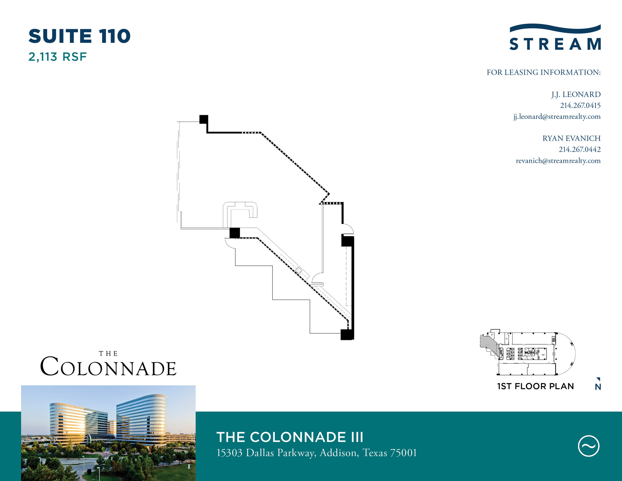 15301 N Dallas Pky, Addison, TX for lease Floor Plan- Image 1 of 2