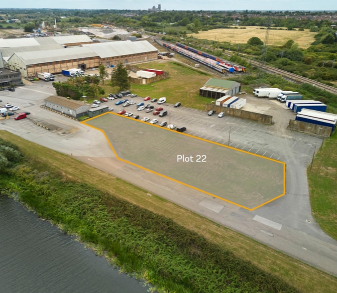Road and Rail Distribution Centre, Queen Adelaide Way, Ely for lease - Aerial - Image 1 of 9
