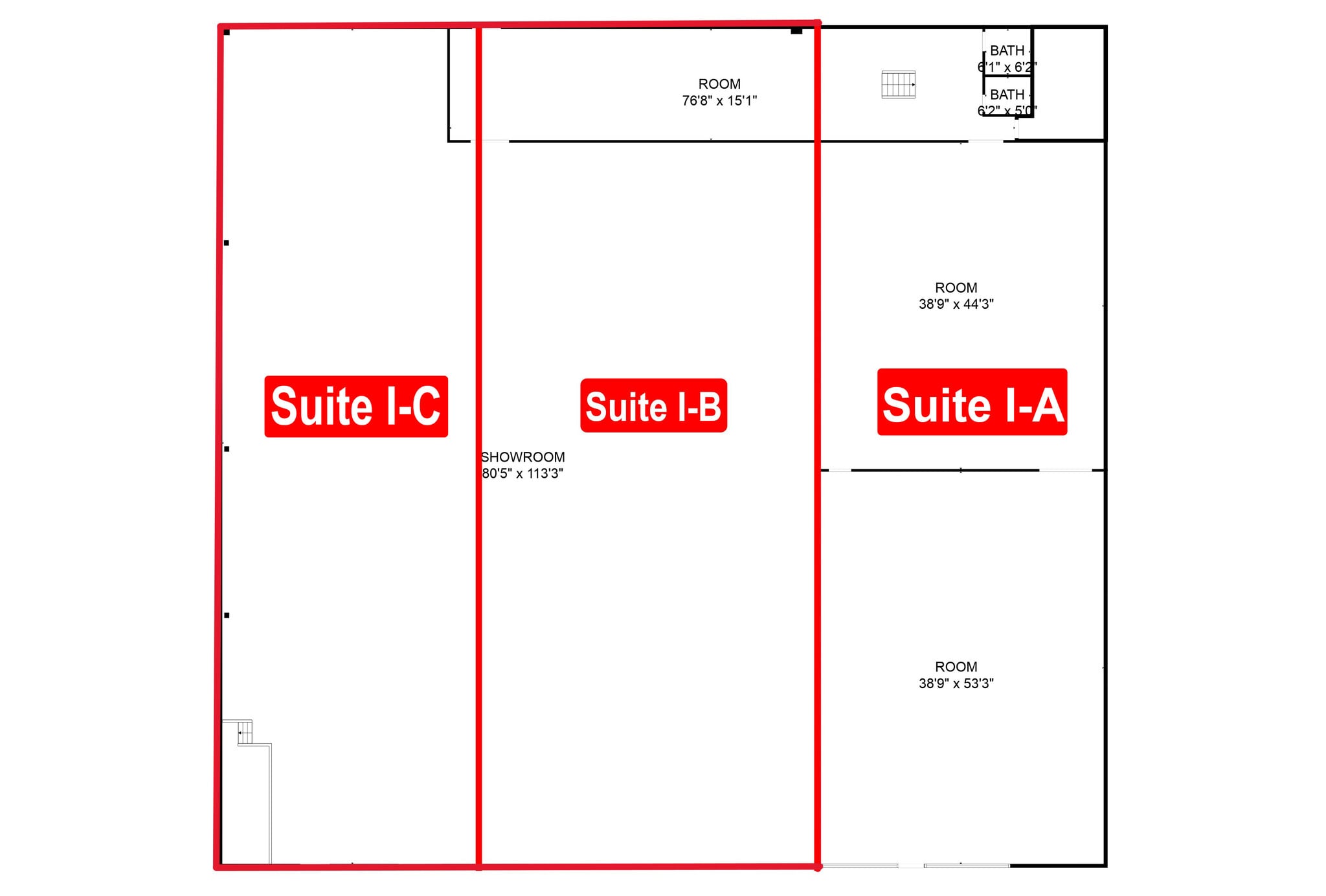 109 Racetrack Rd, Fort Walton Beach, FL for lease Floor Plan- Image 1 of 7