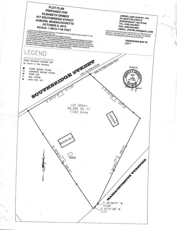 615 Southbridge, Auburn, MA 01501 Land for Sale