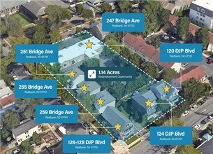 126-128 Drs James Parker Blvd, Red Bank, NJ - AERIAL  map view