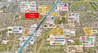 31653 Gratiot Ave, Roseville, MI - AERIAL map view