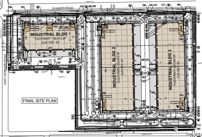 Hawes & Germann Rd, Mesa, AZ for sale - Site Plan - Image 3 of 3