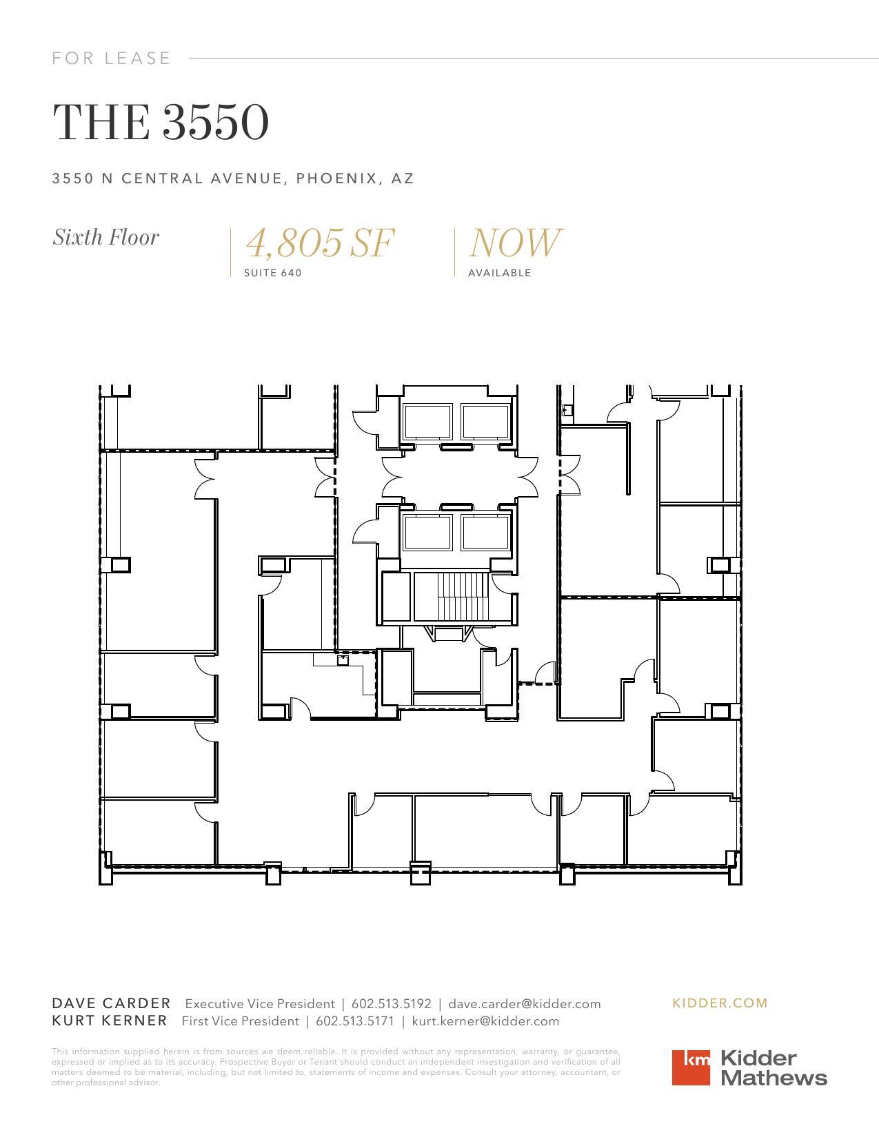 3550 N Central Ave, Phoenix, AZ for lease Interior Photo- Image 1 of 1