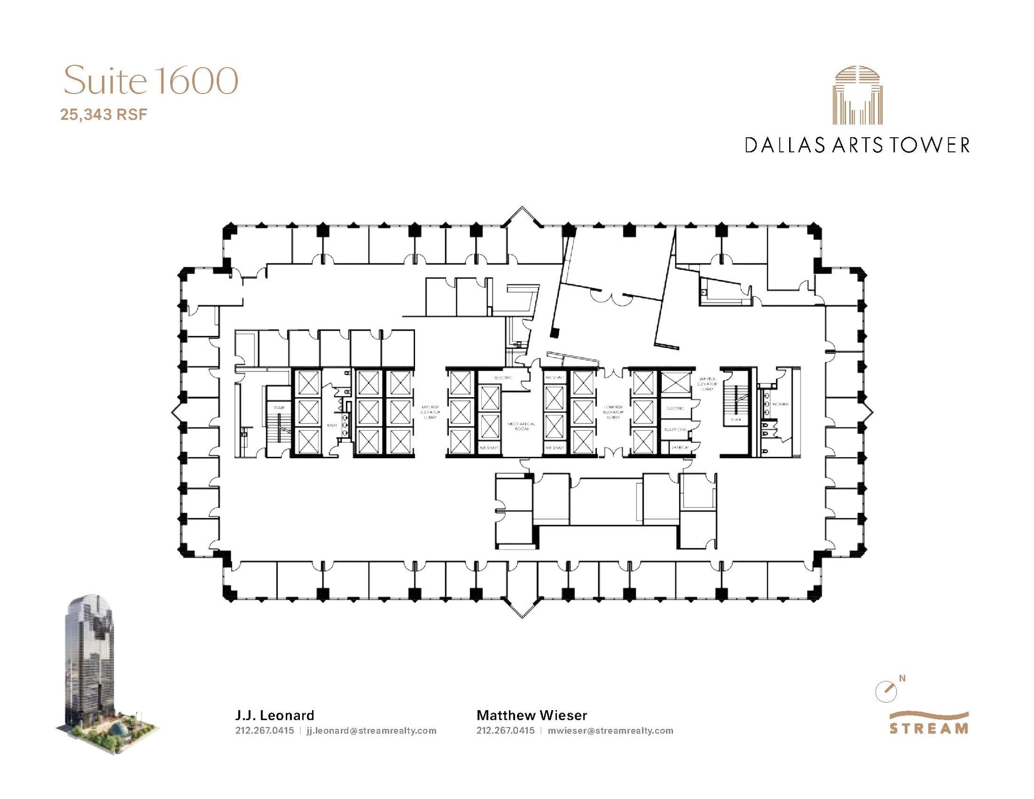 2200 Ross Ave, Dallas, TX for lease Floor Plan- Image 1 of 1