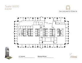 2200 Ross Ave, Dallas, TX for lease Floor Plan- Image 1 of 1