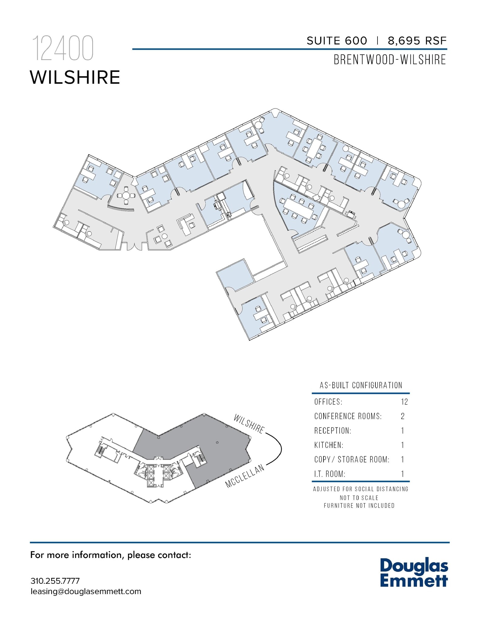 12400 Wilshire Blvd, Los Angeles, CA for lease Floor Plan- Image 1 of 1