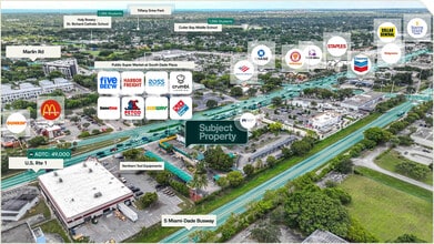 18210 S Dixie Hwy, Miami, FL - AERIAL  map view