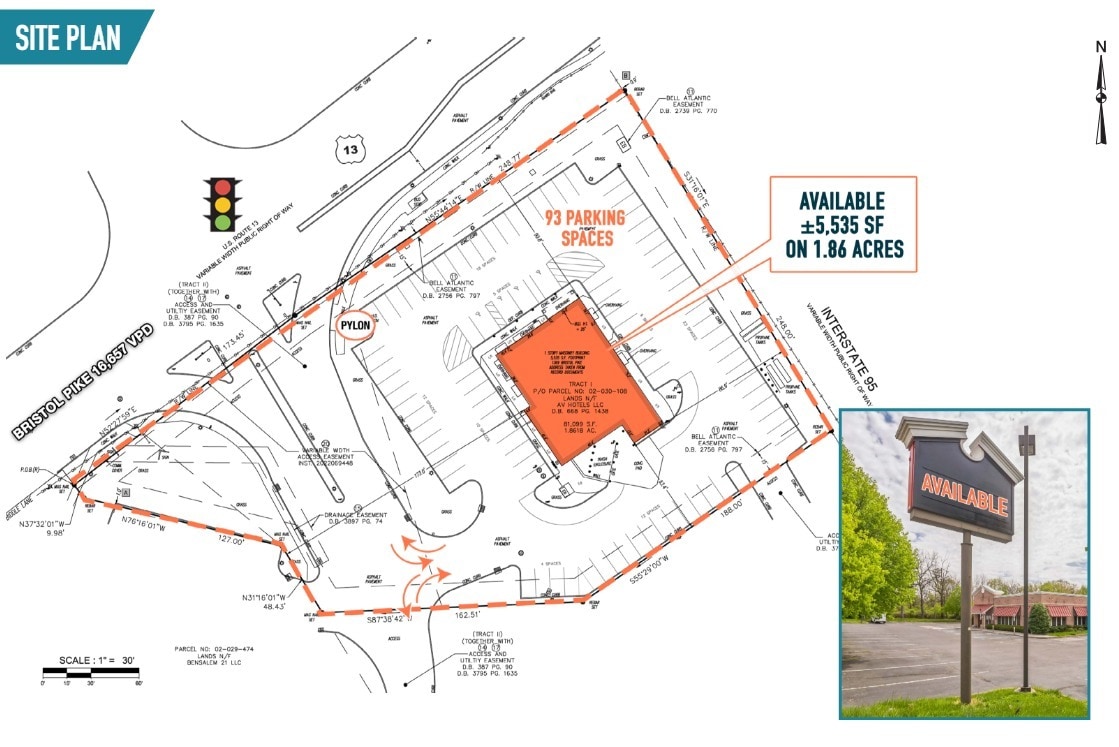 1369 Bristol Pike, Bensalem, PA for lease Site Plan- Image 1 of 1