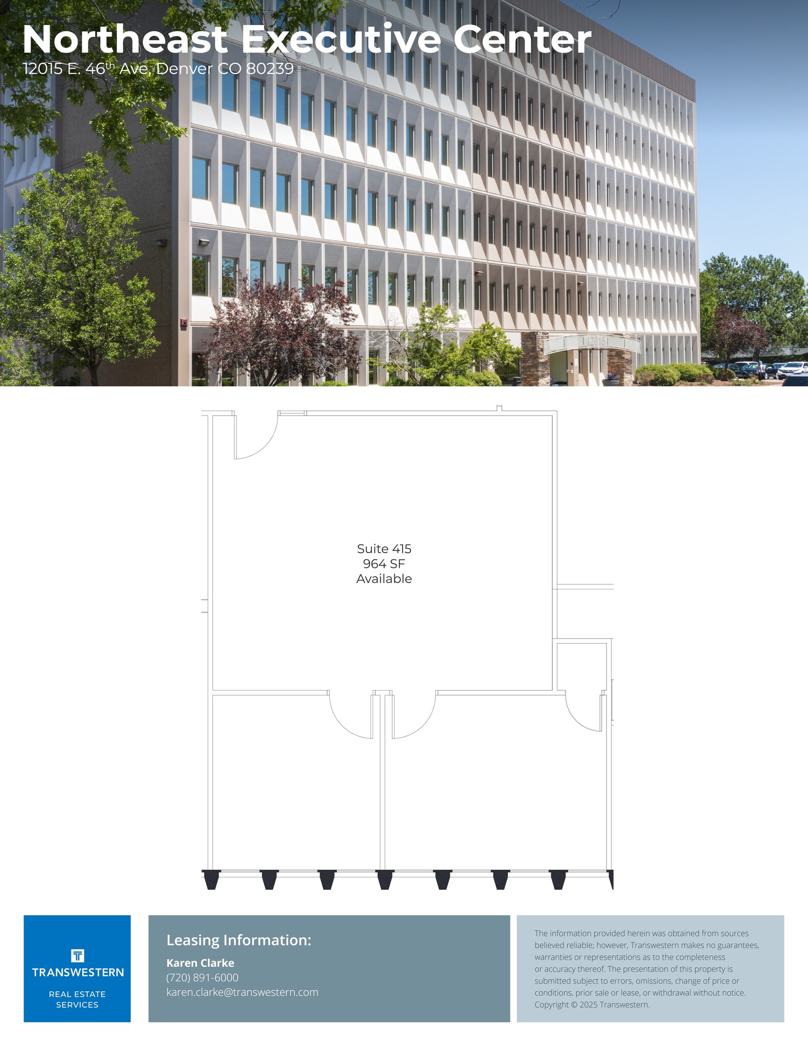 12015 E 46th Ave, Denver, CO for lease Site Plan- Image 1 of 1