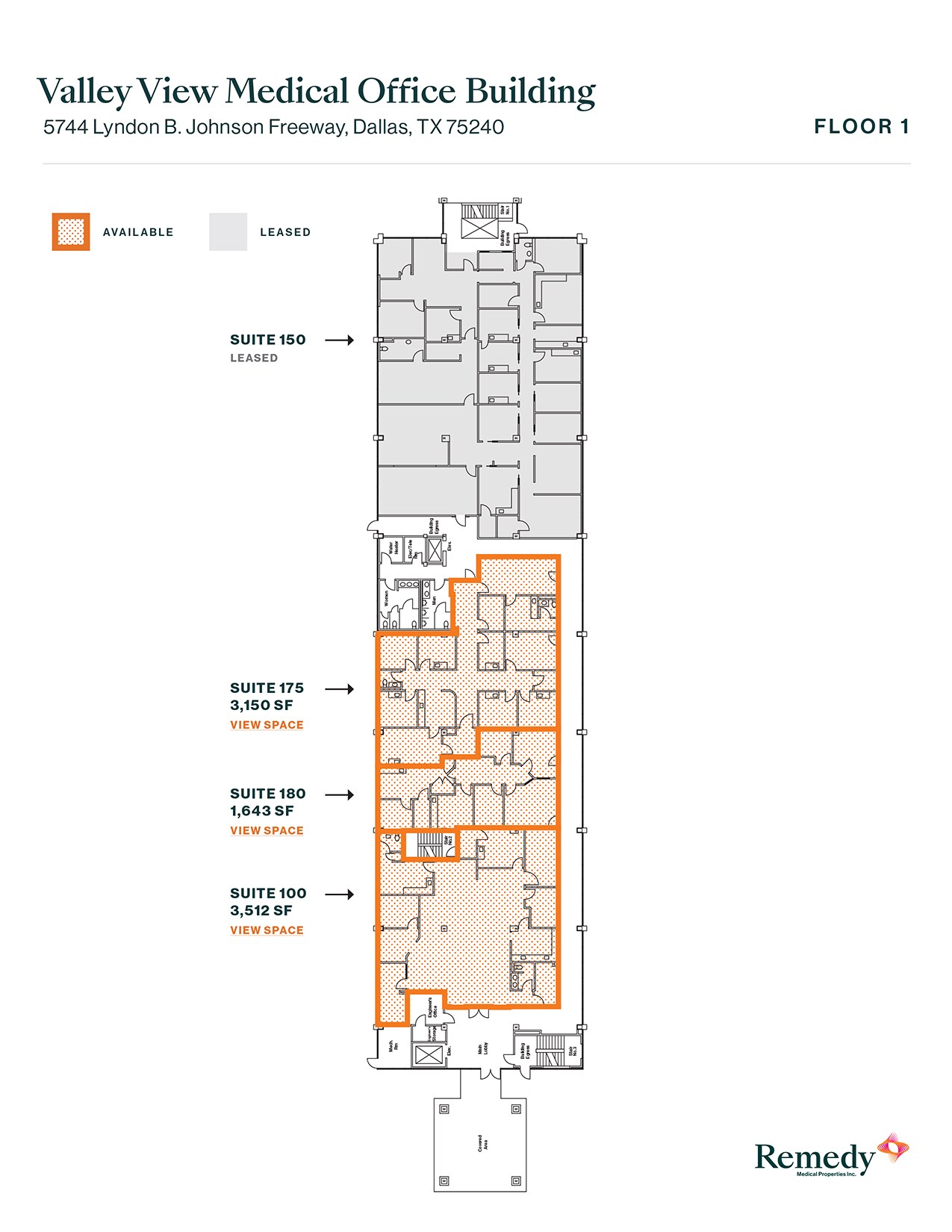 5744 Lyndon B Johnson Fwy, Dallas, TX for lease Floor Plan- Image 1 of 1