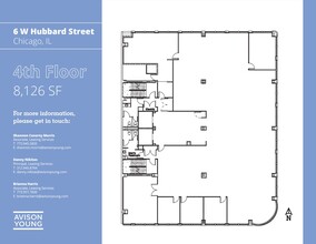 6 W Hubbard St, Chicago, IL for lease Floor Plan- Image 2 of 2