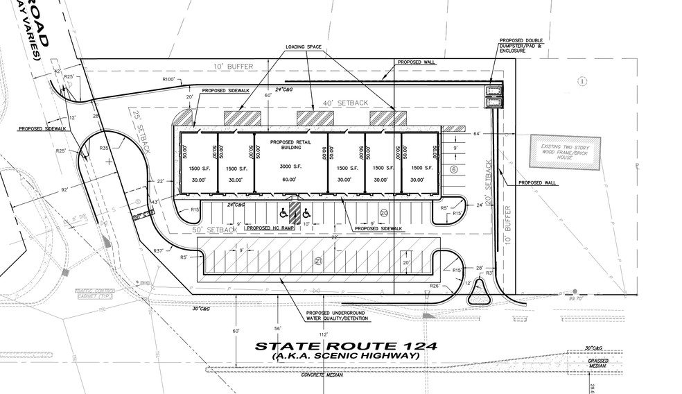 593 Scenic Hwy, Lawrenceville, GA for sale - Site Plan - Image 3 of 3