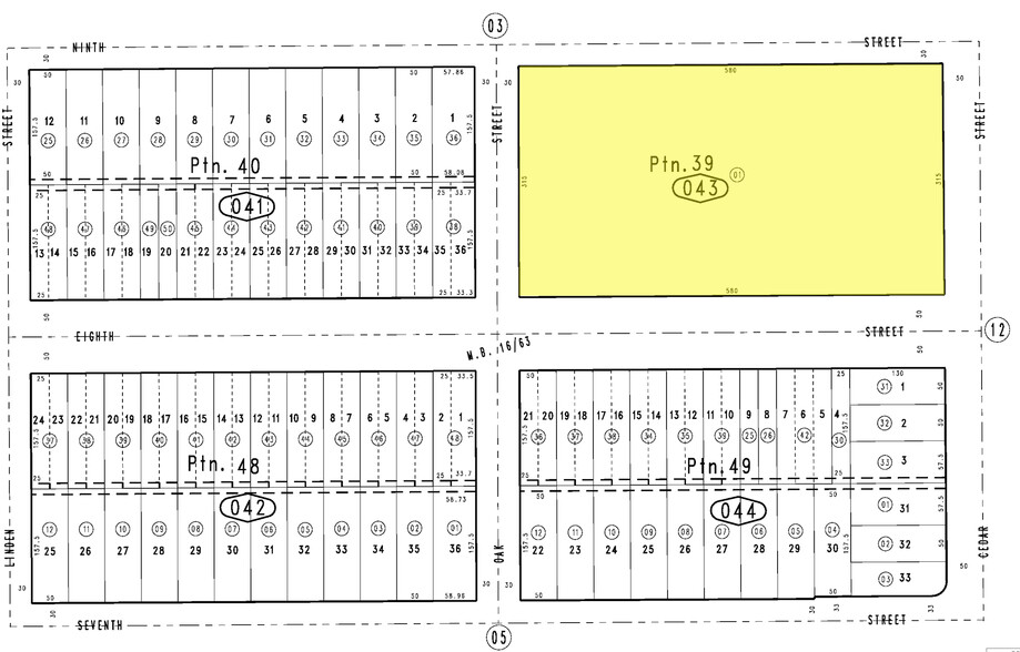 18633 9th St, Bloomington, CA for sale - Plat Map - Image 3 of 3