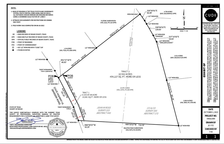 14200-14410 Bandera Rd, Helotes, TX for sale - Plat Map - Image 3 of 10