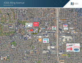 4306 Ming Ave, Bakersfield, CA - aerial  map view