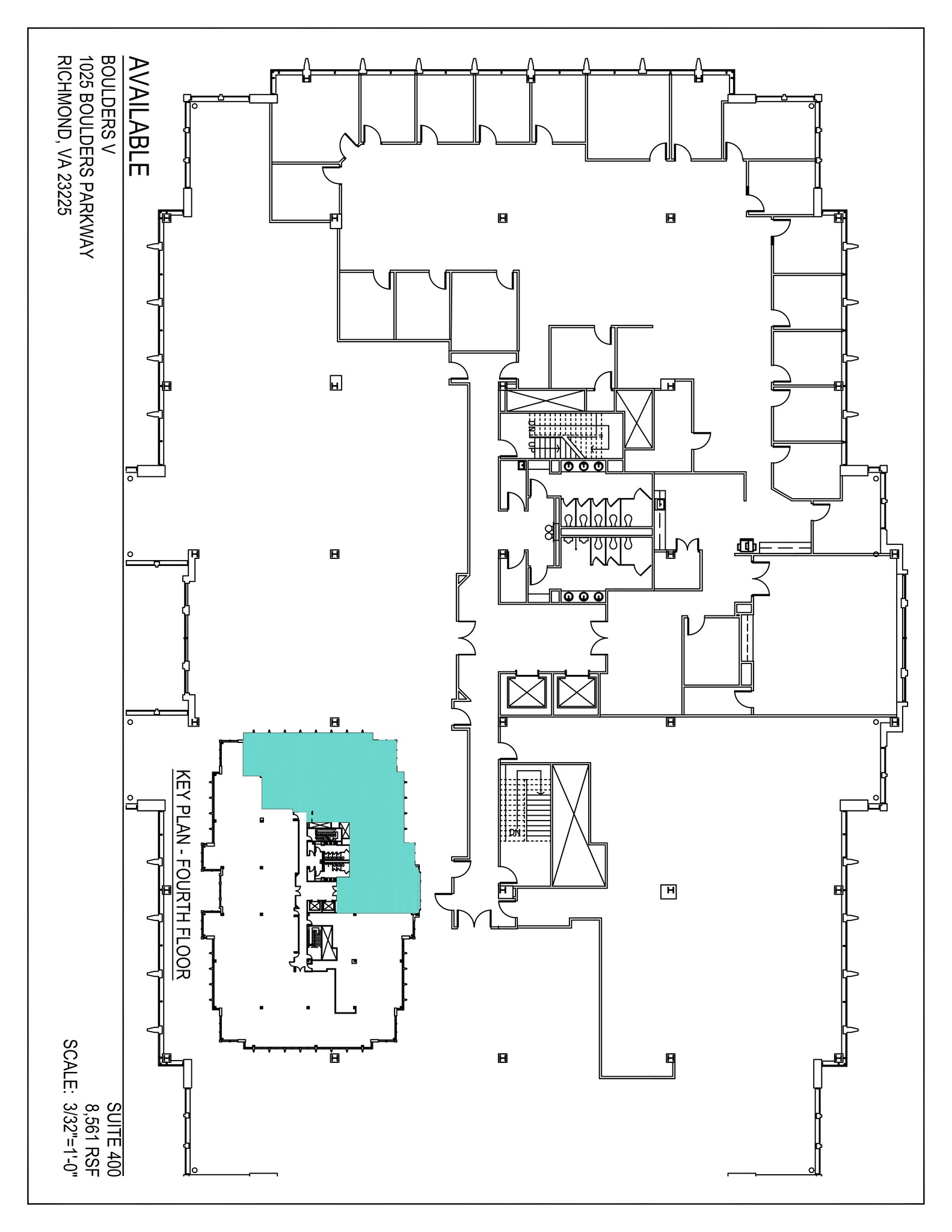 7501 Boulder View Dr, North Chesterfield, VA for lease Site Plan- Image 1 of 1