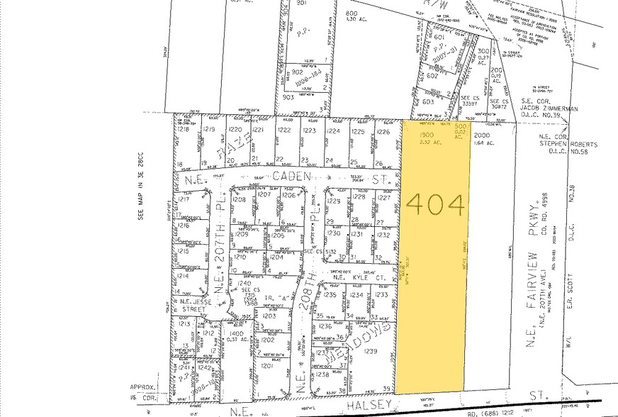 20925 NE Halsey St, Fairview, OR for sale - Plat Map - Image 2 of 4