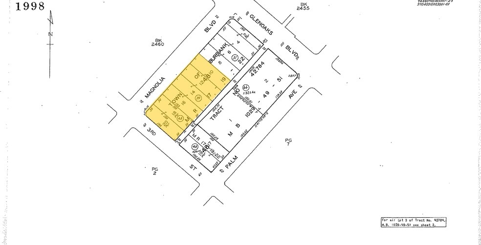 300 N 3rd St, Burbank, CA for sale - Plat Map - Image 2 of 46