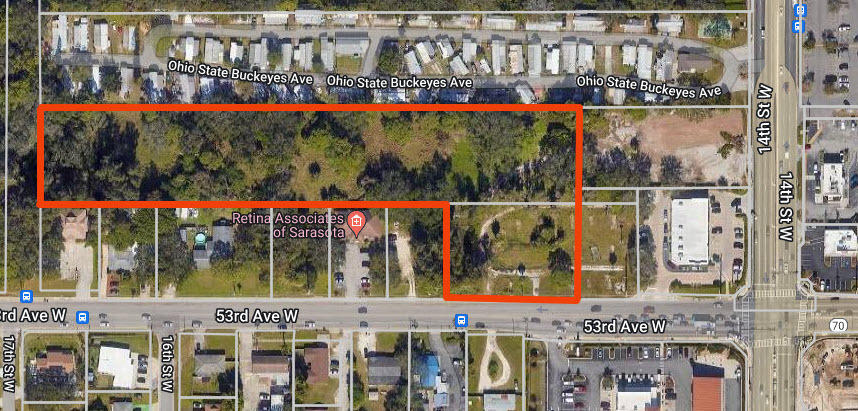 5244 14th W st, Bradenton, FL for sale - Aerial - Image 1 of 2