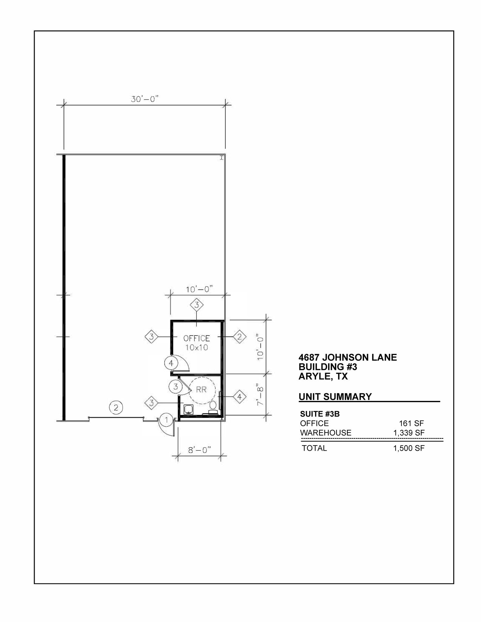 4687 Johnson Ln, Argyle, TX for lease Floor Plan- Image 1 of 1