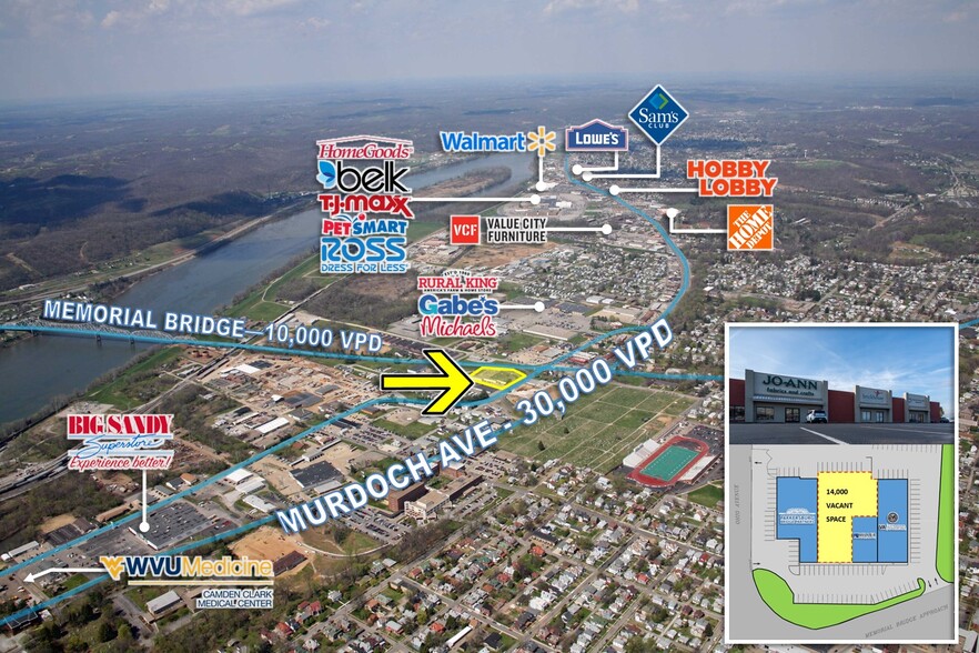 2311 Ohio Ave, Parkersburg, WV for lease - Building Photo - Image 2 of 2