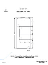 1229-1231 E Pleasant Run Rd, DeSoto, TX for lease Building Photo- Image 1 of 1