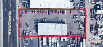 639 W Broadway Rd, Mesa, AZ - AERIAL map view - Image1