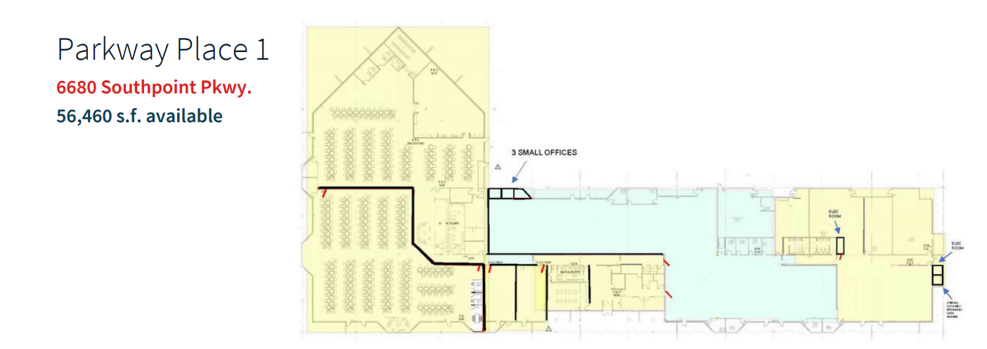 6680 Southpoint Pky, Jacksonville, FL for lease Floor Plan- Image 1 of 1