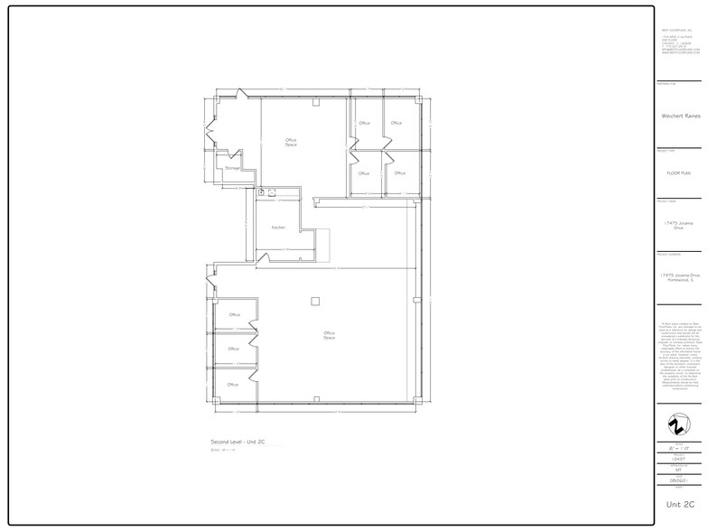 17475 Jovanna Dr, Homewood, IL for lease - Site Plan - Image 3 of 21