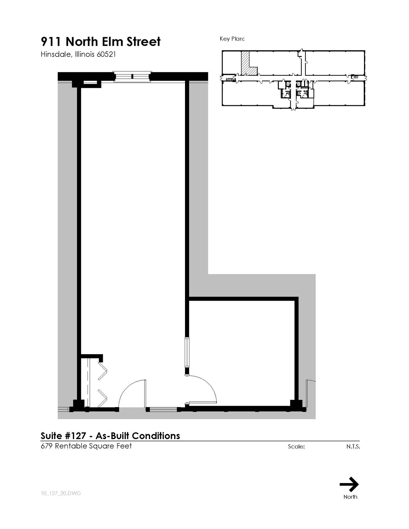 911 N Elm St, Hinsdale, IL for lease Floor Plan- Image 1 of 1