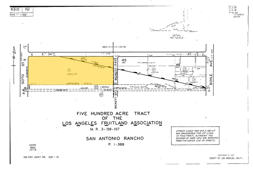 2800-2932 E 54th St, Vernon, CA for lease - Plat Map - Image 2 of 9