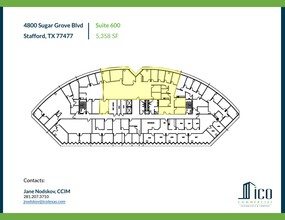 4800 Sugar Grove Blvd, Stafford, TX for lease Floor Plan- Image 1 of 1