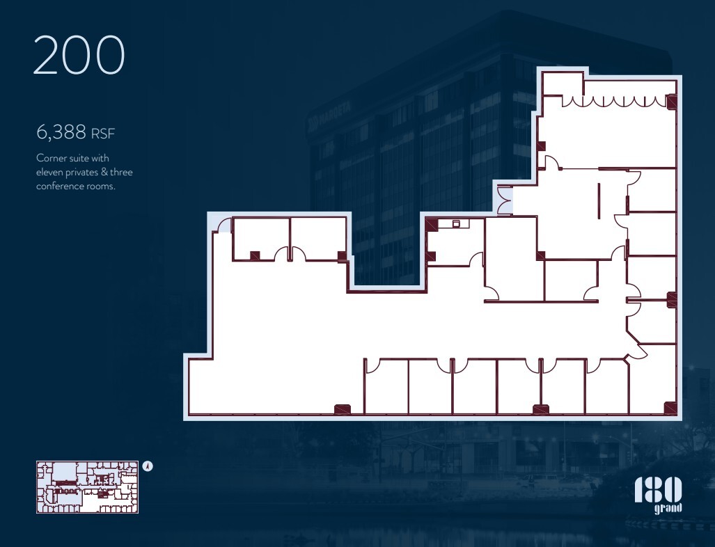180 Grand Ave, Oakland, CA for lease Floor Plan- Image 1 of 1