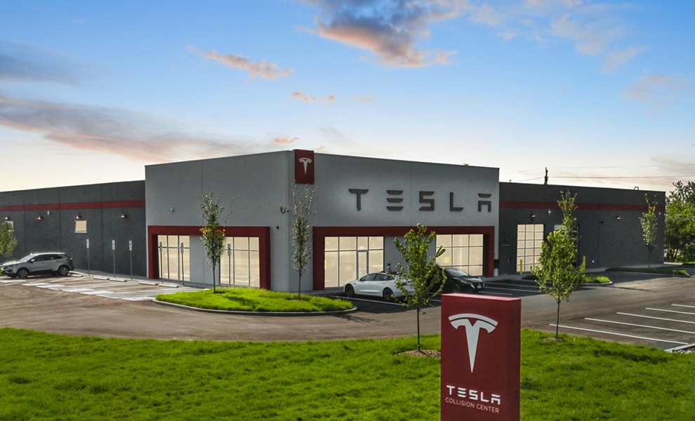 8841 Zionsville Rd, Indianapolis, IN 46268 Tesla Collision Center