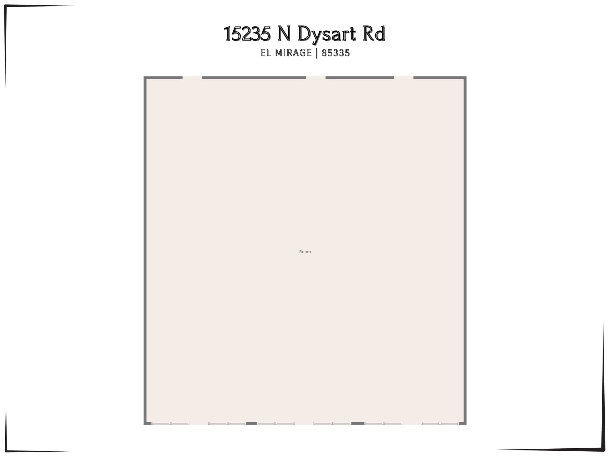 15235 N Dysart Rd, El Mirage, AZ for lease Floor Plan- Image 1 of 6