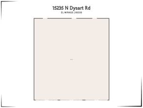 15235 N Dysart Rd, El Mirage, AZ for lease Floor Plan- Image 1 of 6