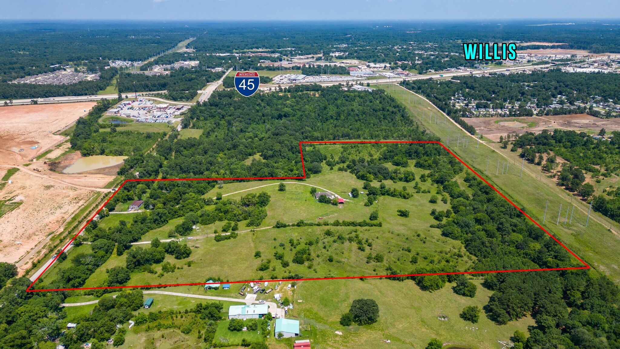 9681 Longstreet Rd, Willis, TX for sale Aerial- Image 1 of 1