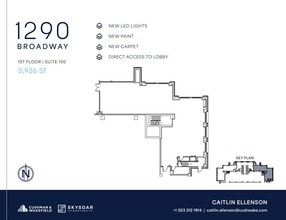 1290 Broadway, Denver, CO for lease Floor Plan- Image 1 of 1