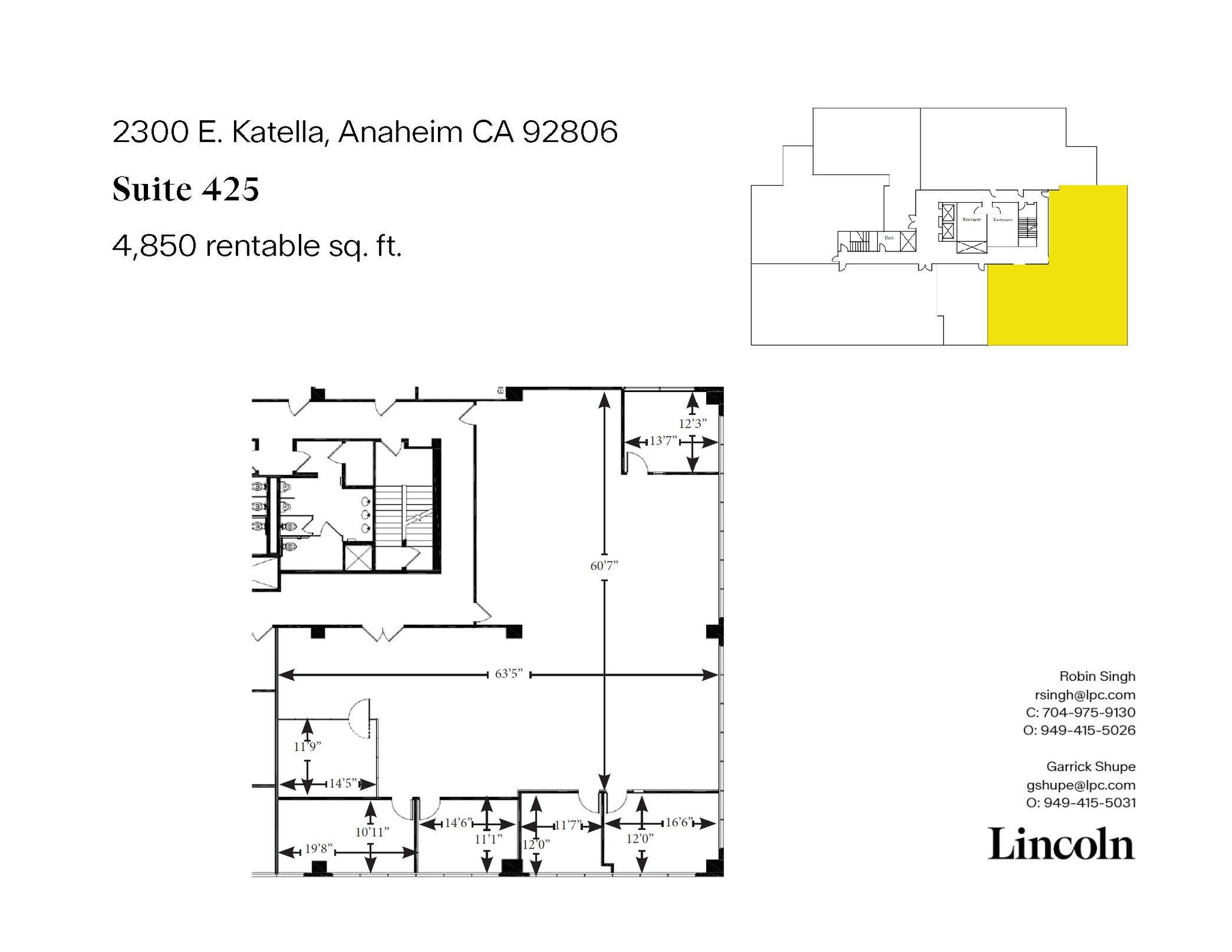 2300 E Katella Ave, Anaheim, CA for lease Floor Plan- Image 1 of 10