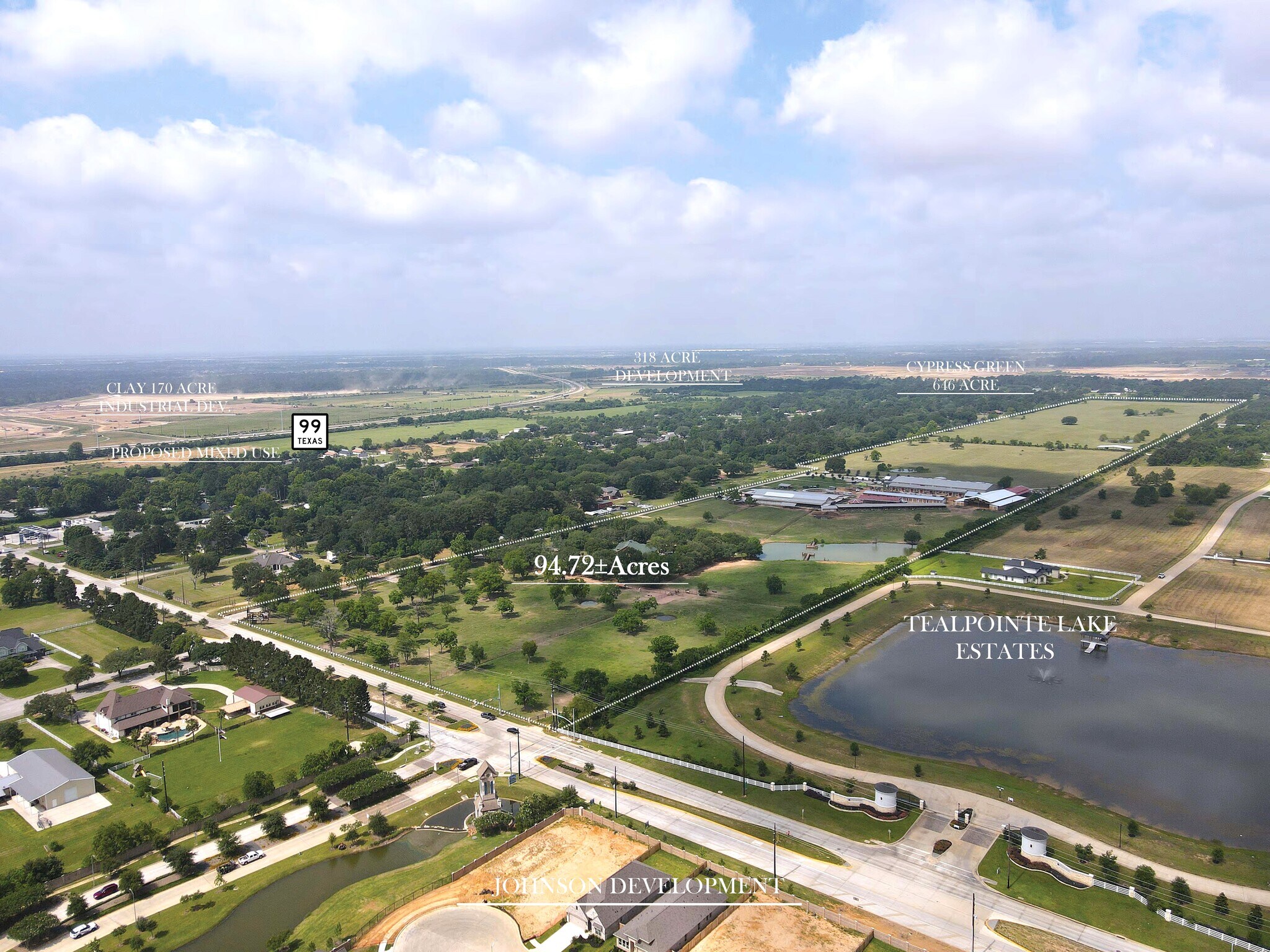 20507 Mueschke Rd, Tomball, TX for sale Aerial- Image 1 of 4