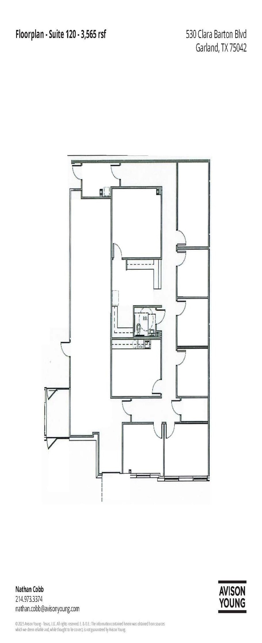 530 Clara Barton Blvd, Garland, TX for lease Floor Plan- Image 1 of 1