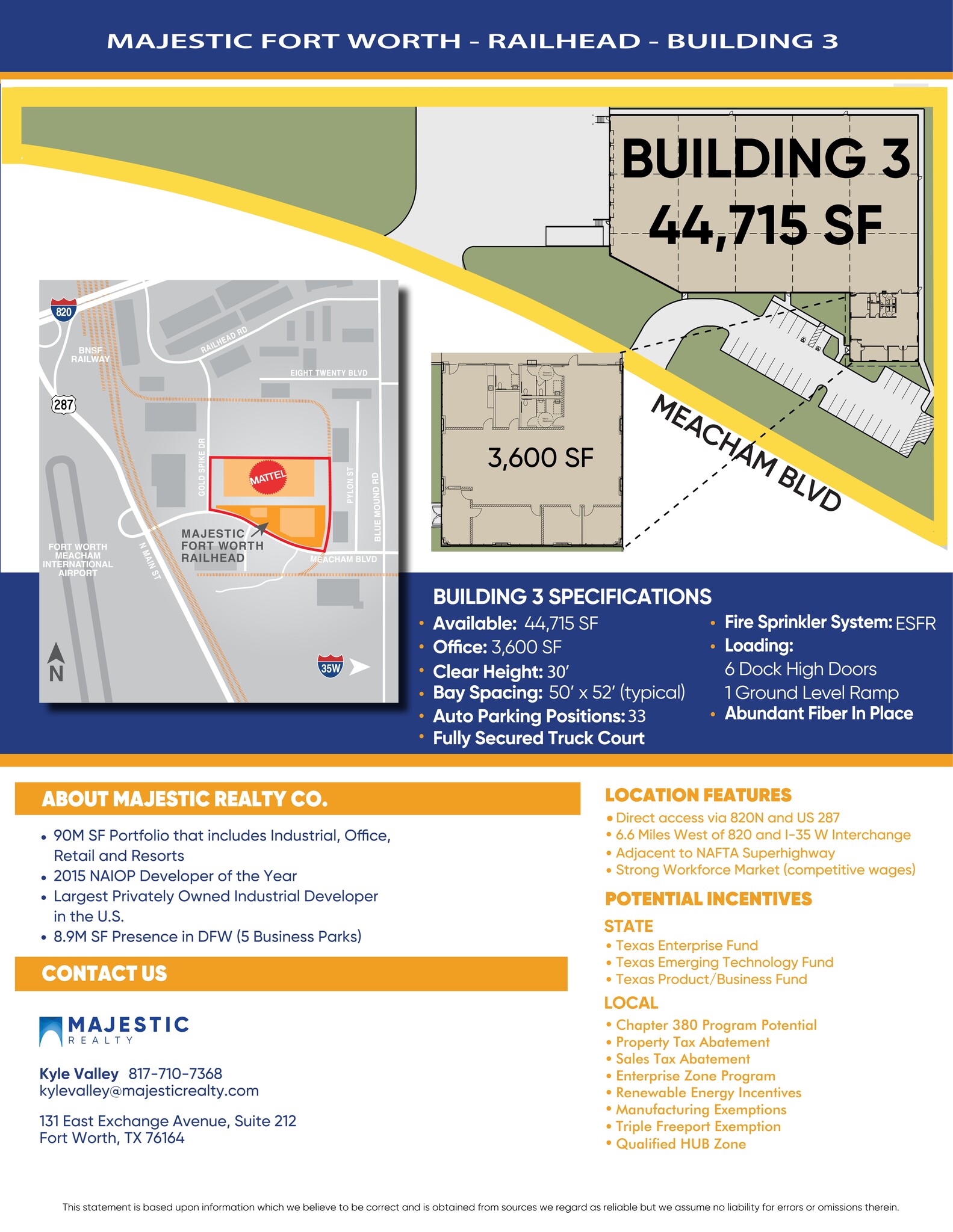 601 Meacham Blvd, Fort Worth, TX for lease Site Plan- Image 1 of 1