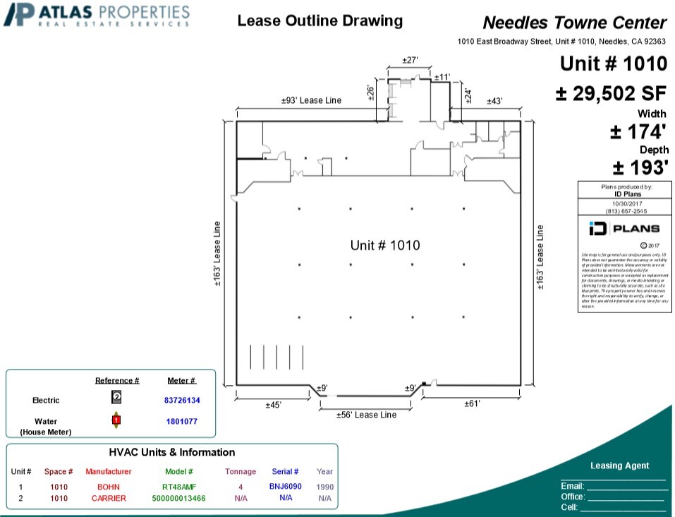 1004-1096 E Broadway St, Needles, CA for lease Building Photo- Image 1 of 5