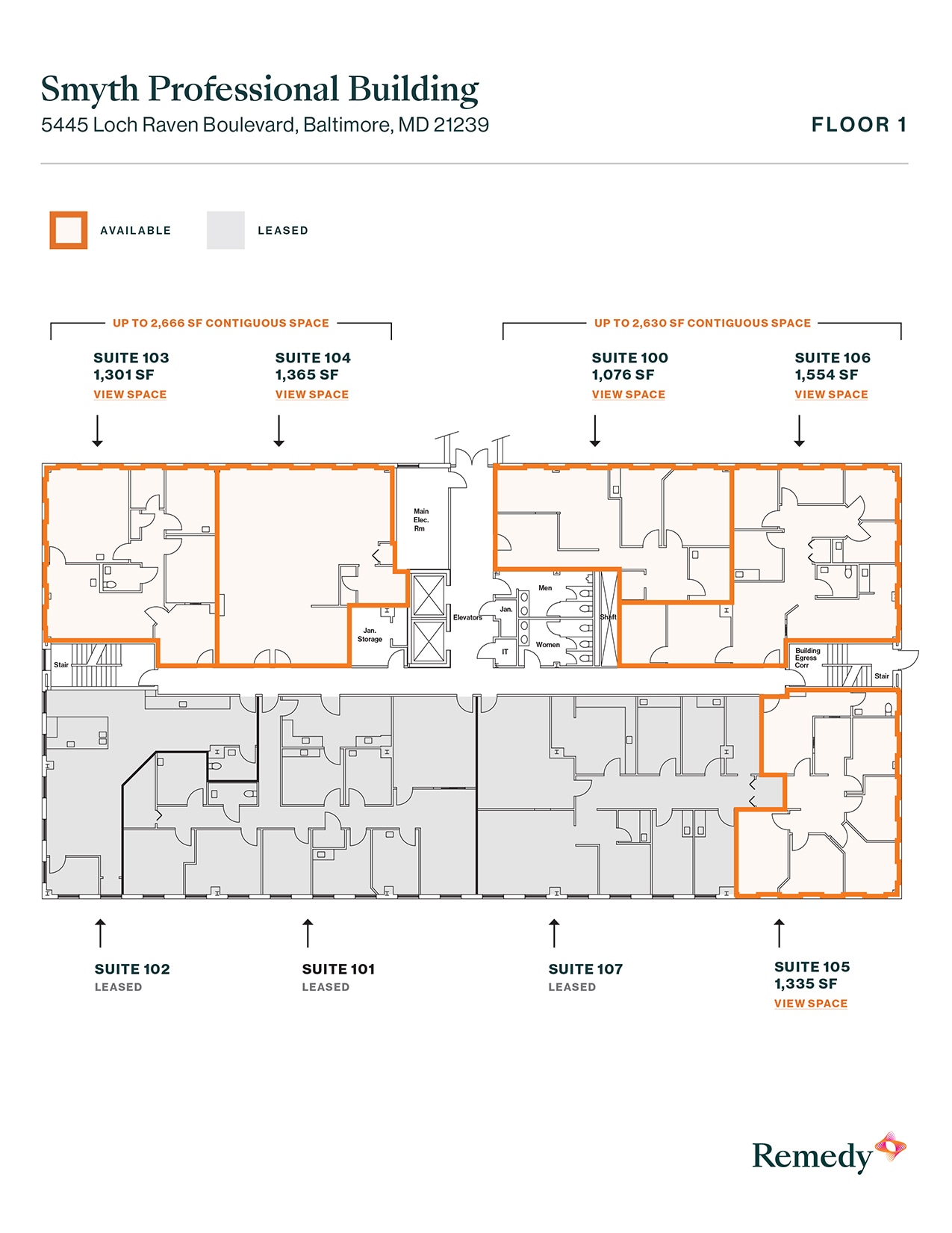 5445-5601 Loch Raven Blvd, Baltimore, MD for lease Floor Plan- Image 1 of 1