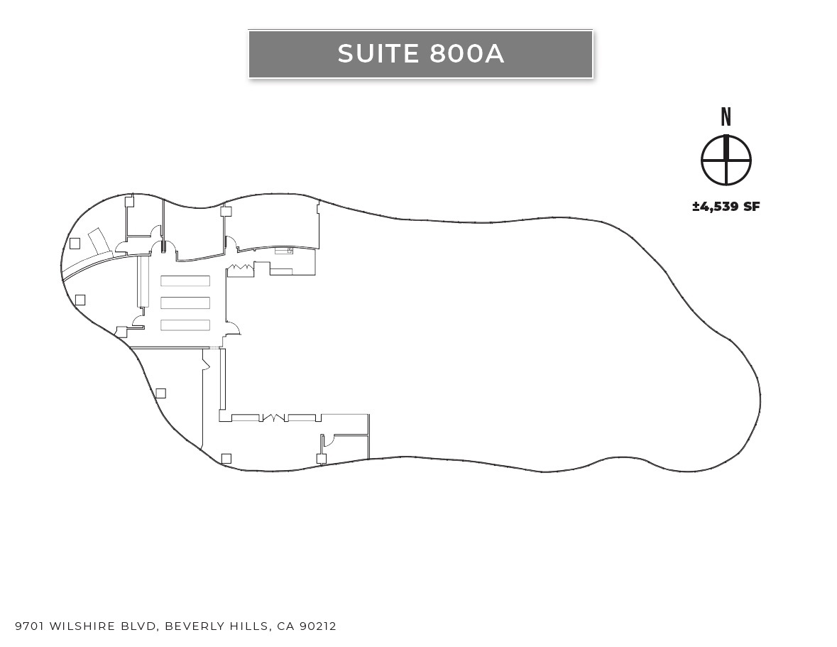 9701 Wilshire Blvd, Beverly Hills, CA for lease Floor Plan- Image 1 of 8